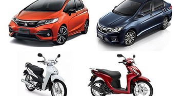 Doanh số xe máy của Honda Việt Nam giảm 33%