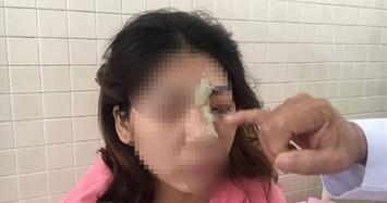 Cô gái  21 tuổi mù mắt sau khi làm đẹp tại spa