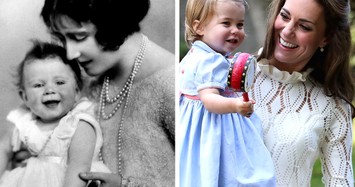 Ảnh quý: Công chúa Charlotte là “bản sao” của Nữ hoàng Elizabeth II
