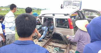 Nghệ An: Về quê ăn rằm tháng 7, 4 người bị tàu hỏa đâm thương vong