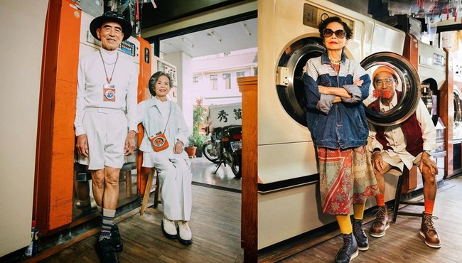 Video: Phối quần áo cũ chất lừ như cặp vợ chồng già U90