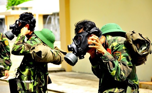 Mặt nạ phòng độc phổ biến trong Quân đội Việt Nam