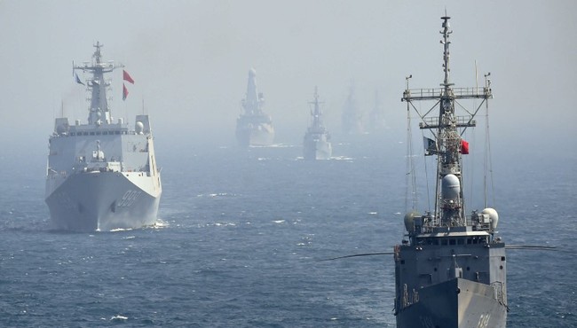 'Soi' dàn tàu chiến Trung Quốc mang ra tập trận ở Thái Bình Dương