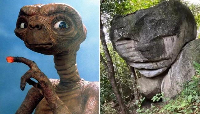 Cận cảnh tảng đá giống hệt người ngoài hành tinh ở Brazil 