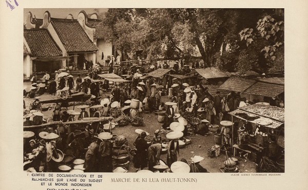 Ngắm chợ Việt Nam xưa qua loạt ảnh đen trắng cực hiếm