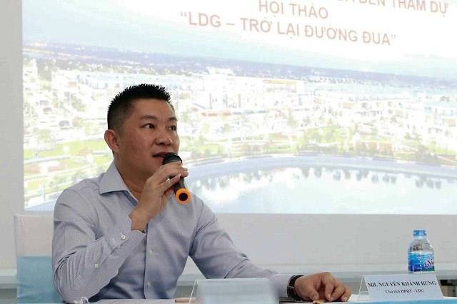 Chu tich Nguyen Khanh Hung da ban 3 trieu co phieu LDG tai vung gia dinh