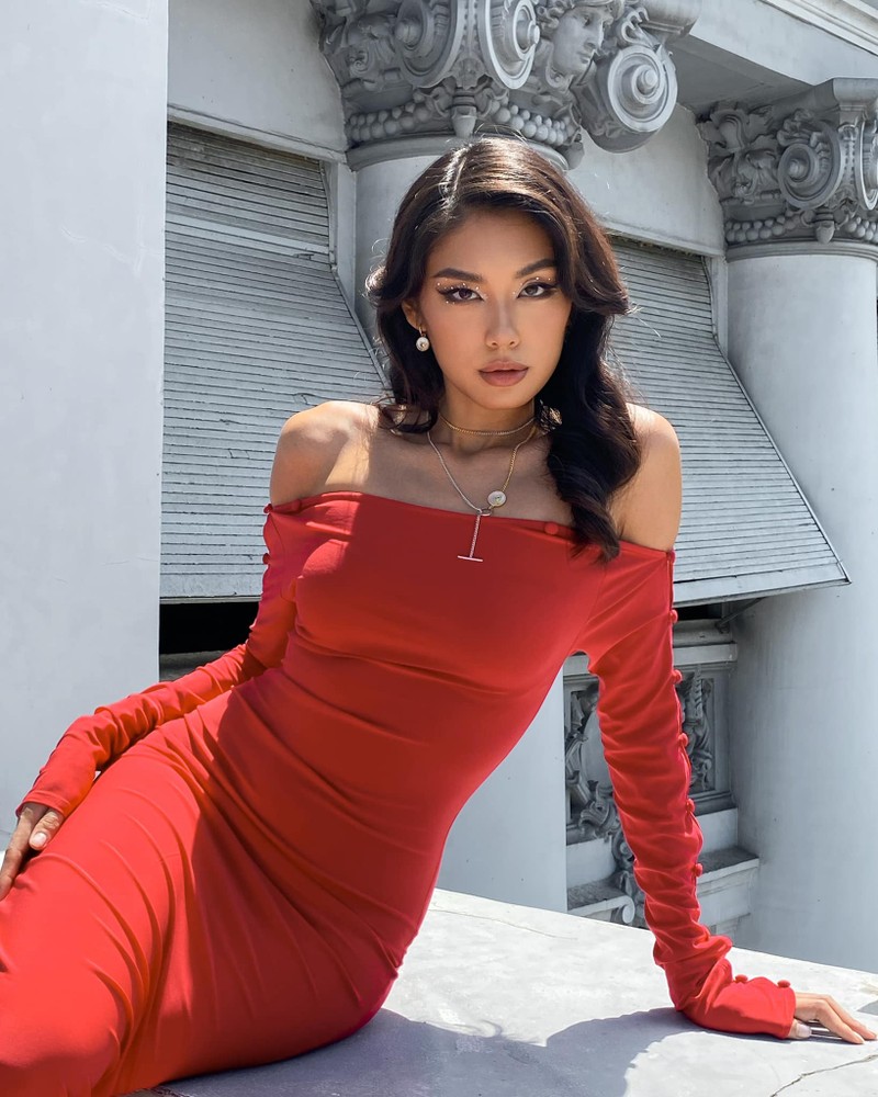 A hau Miss Universe Vietnam 2022 Le Thao Nhi va cau chuyen rich kid-Hinh-8