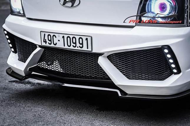 Can canh xe tai Hyundai duoc do theo phong cach Lamborghini-Hinh-3